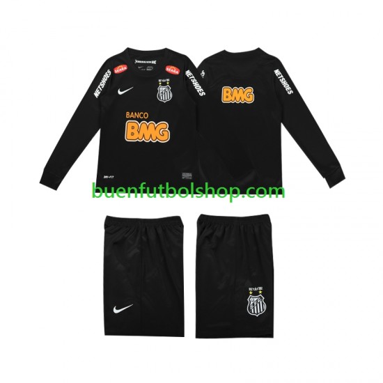 Camiseta de Fútbol Santos Retro Classic 2012 2013 Segunda Equipación Manga Larga Niño Camiseta de Fútbol Santos Retro Classic 2012 2013 Segunda Equipación Manga Larga Niño