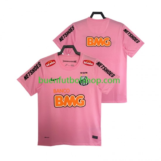 Camiseta de Fútbol Santos Retro 2012 2013 Cuarta Equipación Manga Corta Hombre