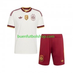 Camiseta de Fútbol España 2-star 2026-2027 Segunda Equipación Manga Corta Niño Camiseta de Fútbol España 2-star 2026-2027 Segunda Equipación Manga Corta Niño