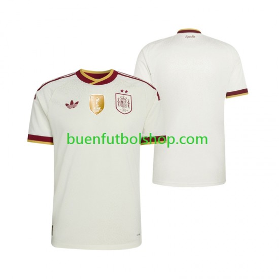 Camiseta de Fútbol España 2-star 2026-2027 Segunda Equipación Manga Corta Hombre