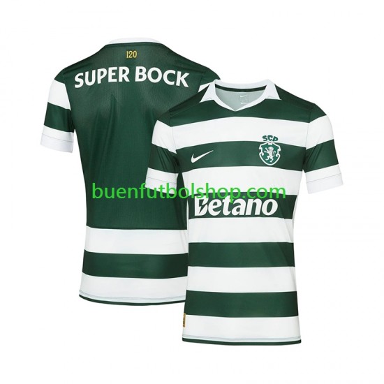 Camiseta de Fútbol Sporting CP 2026-2027 Primera Equipación Manga Corta Hombre