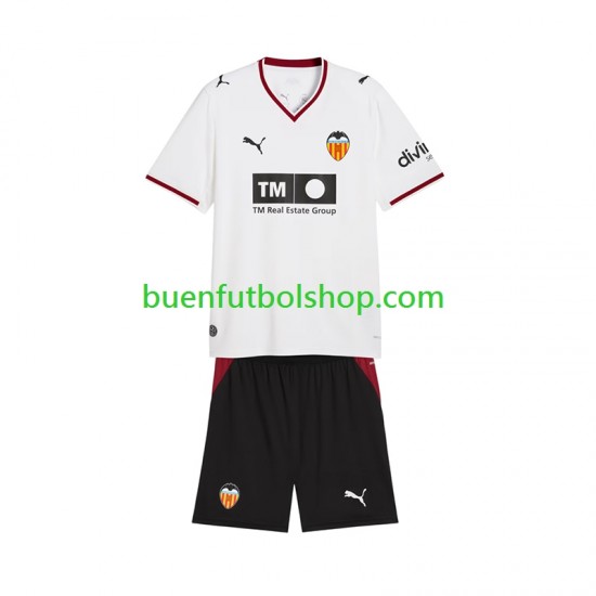 Camiseta de Fútbol Valencia CF 2026-2027 Primera Equipación Manga Corta Niño