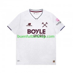 Camiseta de Fútbol West Ham United 2026-2027 Segunda Equipación Manga Corta Hombre