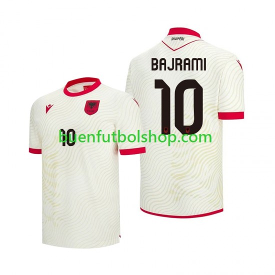 Camiseta de Fútbol Albania Nedim Bajrami 10 World Cup 2026 Segunda Equipación Manga Corta Hombre