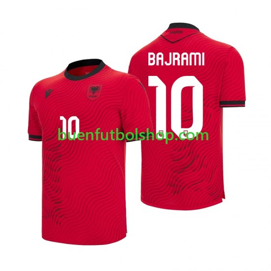 Camiseta de Fútbol Albania Nedim Bajrami 10 World Cup 2026 Primera Equipación Manga Corta Hombre