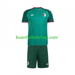 Camiseta de Fútbol Argelia 2026 Segunda Equipación Manga Corta Niño