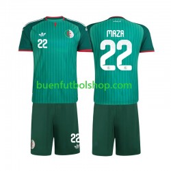 Camiseta de Fútbol Argelia Ibrahim Maza 22 2026 Segunda Equipación Manga Corta Niño
