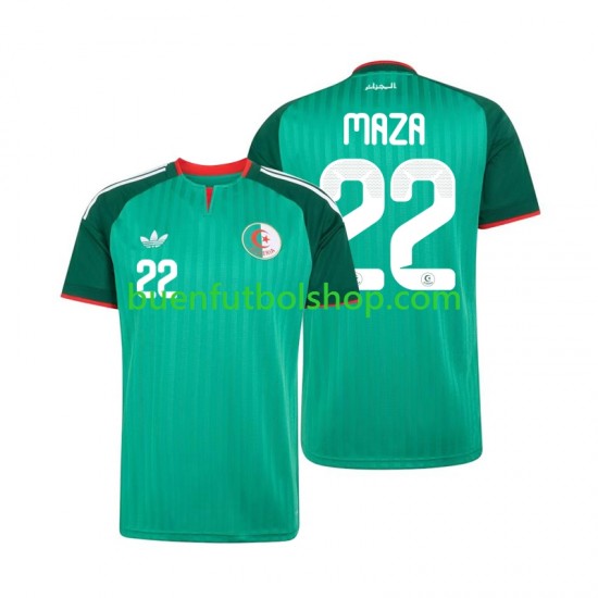 Camiseta de Fútbol Argelia Ibrahim Maza 22 2026 Segunda Equipación Manga Corta Hombre