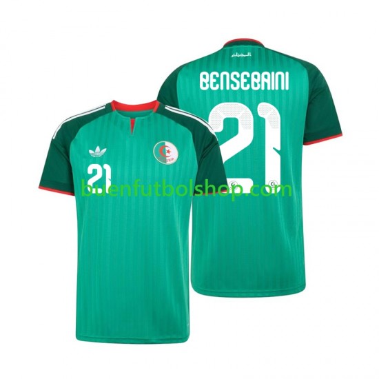 Camiseta de Fútbol Argelia Ramy Bensebaini 21 2026 Segunda Equipación Manga Corta Hombre
