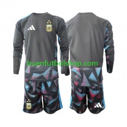 Camiseta de Fútbol Argentina Portero World Cup 2026 Primera Equipación Manga Larga Niño