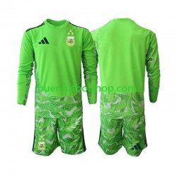 Camiseta de Fútbol Argentina Portero World Cup 2026 Tercera Equipación Manga Larga Niño