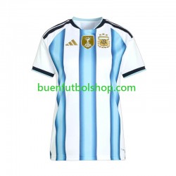 Camiseta de Fútbol Argentina World Cup 2026 Primera Equipación Manga Corta para Mujer