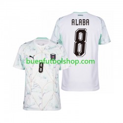 Camiseta de Fútbol Austria David Alaba 8 World Cup 2026 Segunda Equipación Manga Corta Hombre Camiseta de Fútbol Austria David Alaba 8 World Cup 2026 Segunda Equipación Manga Corta Hombre