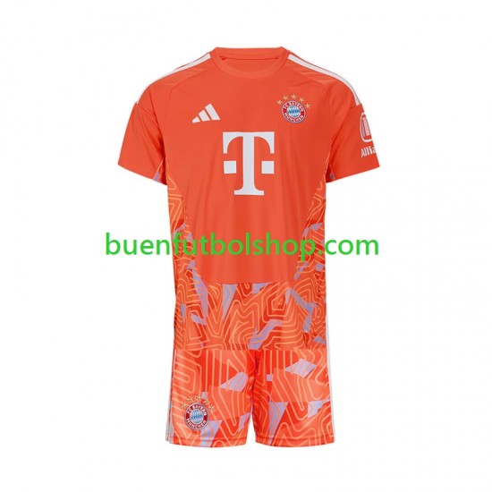Camiseta de Fútbol Bayern de Múnich Portero 2026-2027 Segunda Equipación Manga Corta Niño
