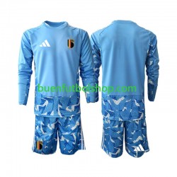 Camiseta de Fútbol Bélgica Portero World Cup 2026 Primera Equipación Manga Larga Niño