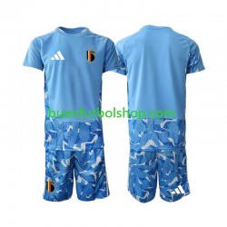 Camiseta de Fútbol Bélgica Portero World Cup 2026 Primera Equipación Manga Corta Niño