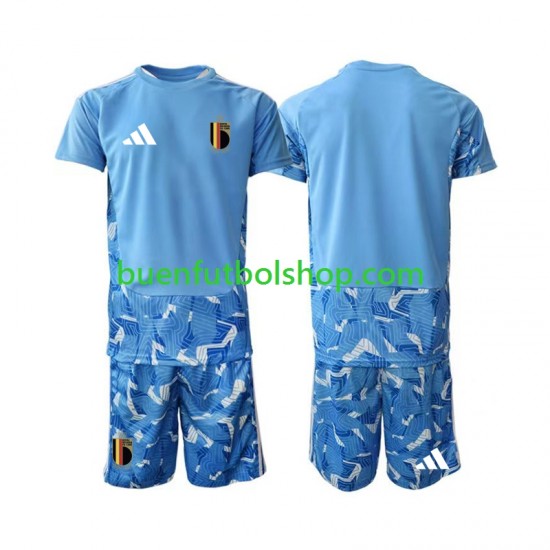 Camiseta de Fútbol Bélgica Portero World Cup 2026 Primera Equipación Manga Corta Niño