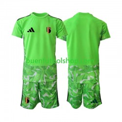 Camiseta de Fútbol Bélgica Portero World Cup 2026 Tercera Equipación Manga Corta Niño
