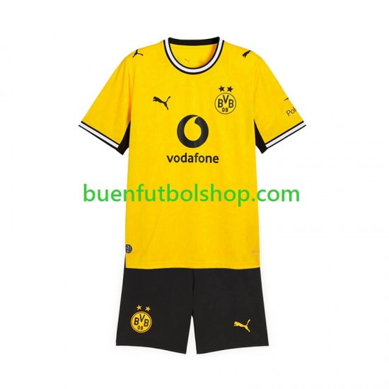Camiseta de Fútbol Borussia Dortmund 2026-2027 Primera Equipación Manga Corta Niño