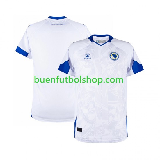 Camiseta de Fútbol Bosnia y Herzegovina World Cup 2026 Segunda Equipación Manga Corta Hombre