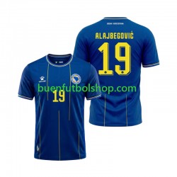 Camiseta de Fútbol Bosnia y Herzegovina Kerim Alajbegovic 19 World Cup 2026 Primera Equipación Manga Corta Hombre