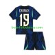 Camiseta de Fútbol Brasil Endrick 19 World Cup 2026 Segunda Equipación Manga Corta Niño