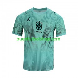 Camiseta de Fútbol Brasil Portero World Cup 2026 Tercera Equipación Manga Corta Hombre