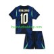 Camiseta de Fútbol Brasil Ronaldinho 10 World Cup 2026 Segunda Equipación Manga Corta Niño Camiseta de Fútbol Brasil Ronaldinho 10 World Cup 2026 Segunda Equipación Manga Corta Niño