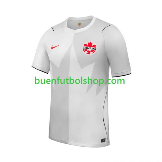 Camiseta de Fútbol Canadá World Cup 2026 Segunda Equipación Manga Corta Hombre