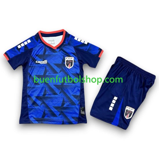 Camiseta de Fútbol Cape Verde World Cup 2026 Primera Equipación Manga Corta Niño