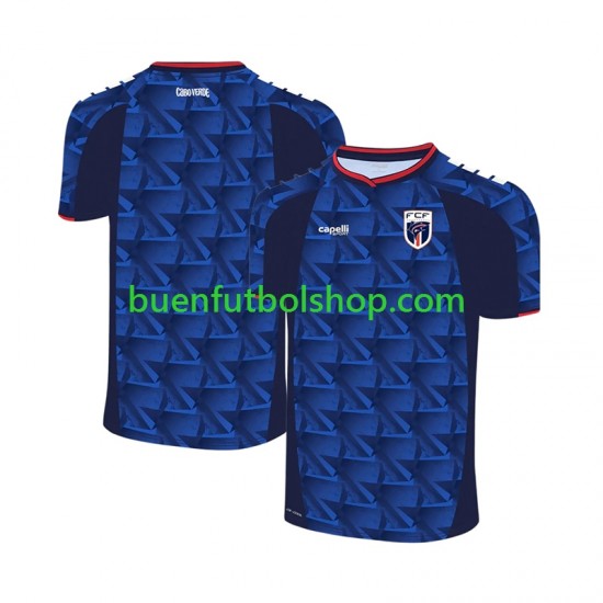 Camiseta de Fútbol Cape Verde World Cup 2026 Primera Equipación Manga Corta Hombre