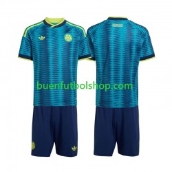 Camiseta de Fútbol Colombia World Cup 2026 Segunda Equipación Manga Corta Niño