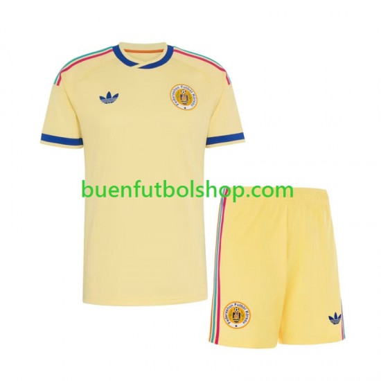 Camiseta de Fútbol Curacao World Cup 2026 Segunda Equipación Manga Corta Niño