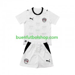 Camiseta de Fútbol Egipto World Cup 2026 Segunda Equipación Manga Corta Niño