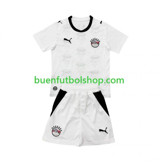 Camiseta de Fútbol Egipto World Cup 2026 Segunda Equipación Manga Corta Niño