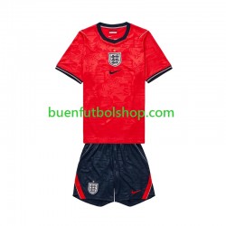 Camiseta de Fútbol Inglaterra World Cup 2026 Segunda Equipación Manga Corta Niño