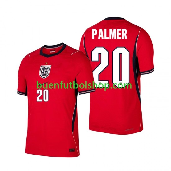Camiseta de Fútbol Inglaterra Cole Palmer 20 World Cup 2026 Segunda Equipación Manga Corta Hombre