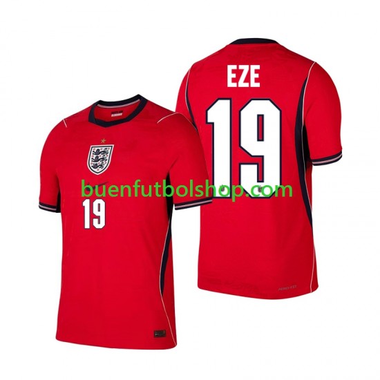 Camiseta de Fútbol Inglaterra Eberechi Eze 19 World Cup 2026 Segunda Equipación Manga Corta Hombre