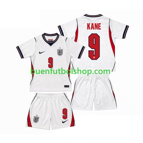 Camiseta de Fútbol Inglaterra Harry Kane 9 World Cup 2026 Primera Equipación Manga Corta Niño