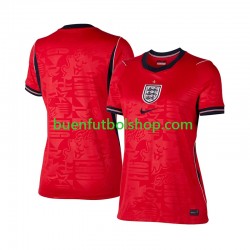 Camiseta de Fútbol Inglaterra World Cup 2026 Segunda Equipación Manga Corta para Mujer