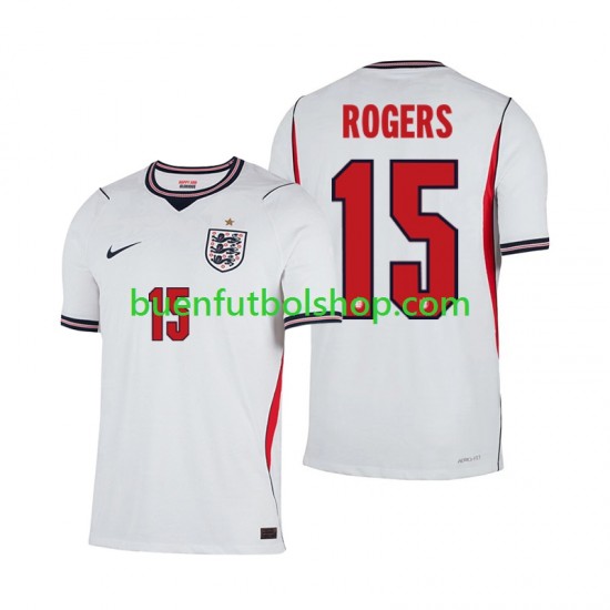Camiseta de Fútbol Inglaterra Morgan Rogers 15 World Cup 2026 Primera Equipación Manga Corta Hombre