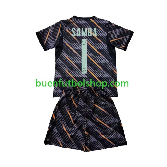 Camiseta de Fútbol Francia Portero Brice Samba 1 World Cup 2026 Primera Equipación Manga Corta Niño