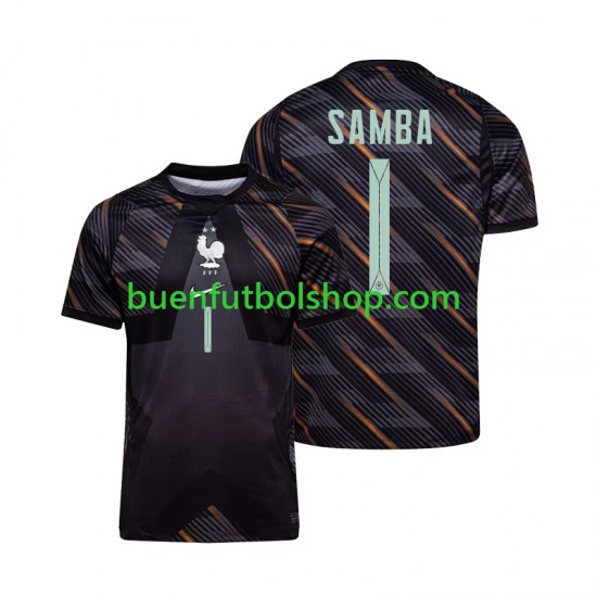 Camiseta de Fútbol Francia Portero Brice Samba 1 World Cup 2026 Primera Equipación Manga Corta Hombre