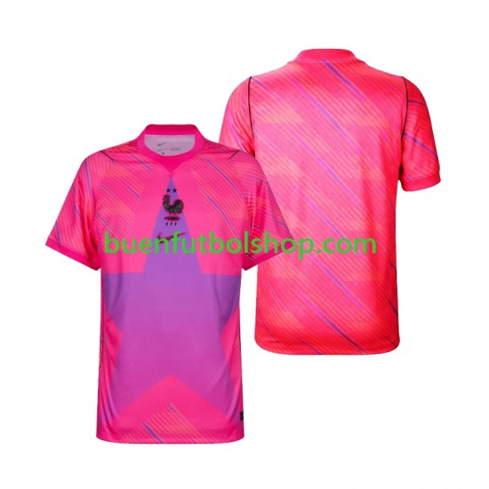 Camiseta de Fútbol Francia Portero World Cup 2026 Segunda Equipación Manga Corta Hombre