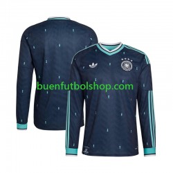 Camiseta de Fútbol Alemania World Cup 2026 Segunda Equipación Manga Larga Hombre