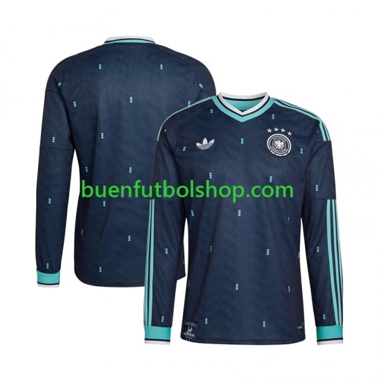 Camiseta de Fútbol Alemania World Cup 2026 Segunda Equipación Manga Larga Hombre