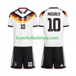 Camiseta de Fútbol Alemania Jamal Musiala 10 World Cup 2026 Primera Equipación Manga Corta Niño
