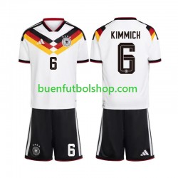 Camiseta de Fútbol Alemania Joshua Kimmich 6 World Cup 2026 Primera Equipación Manga Corta Niño