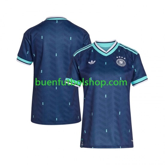 Camiseta de Fútbol Alemania World Cup 2026 Segunda Equipación Manga Corta para Mujer