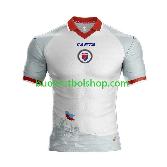 Camiseta de Fútbol Haiti World Cup 2026 Segunda Equipación Manga Corta Hombre